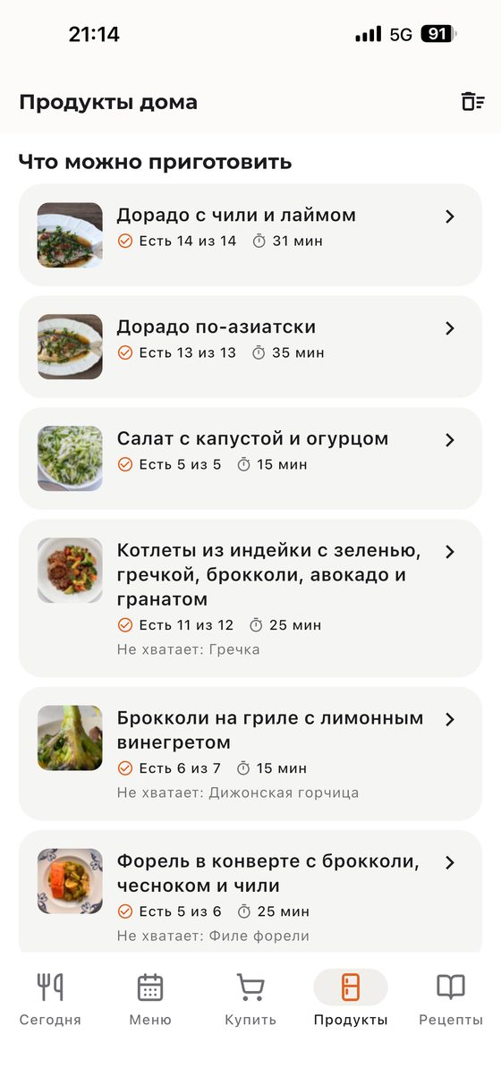 Что приготовить из того, что есть дома